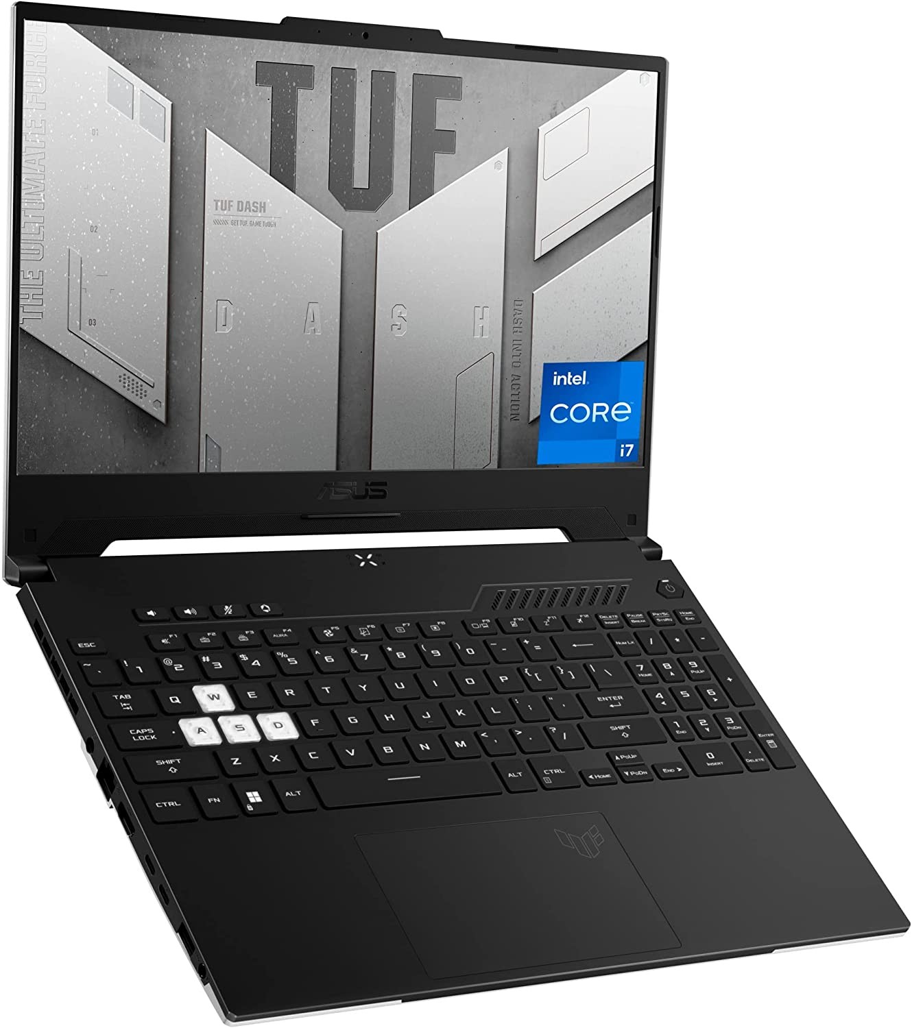ASUS TUF Dash 15 (2022) Gaming Laptop, 15.6â€ 144Hz FHD Display, Intel Core i7-12650H, GeForce RTX 3060, 16GB DDR5, 512GB SSD, Thunderbolt 4, Thunderbolt 4, Windows 11 Home, Off Black, FX517ZM-AS73