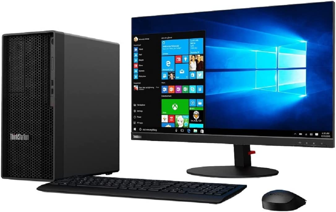Lenovo lenovo thinkstation p350 30e3 - tower, 1 x core i5 11400/2.6 GHZ - 8 gb ram - SSD 256 gb - TCG opal encryption, uhd graphics 730 - gige - win10pro - keyboard: German, black