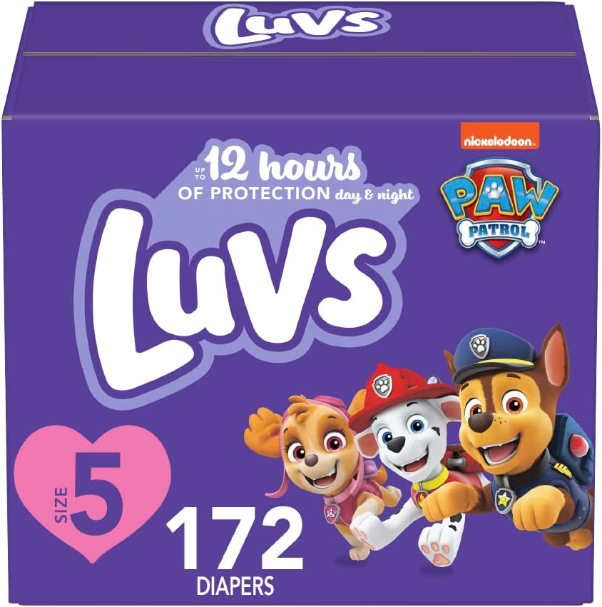 Luvs Pro Level Leak Proof Diaper size 5 172 pieces economy pack
