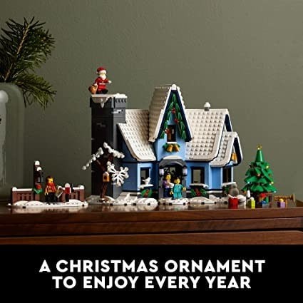 LEGO Santa’s Visit 10293 Building Kit; A Festive Build for Adults and Families, with a Christmas Scene to Display (1,445 Pieces)