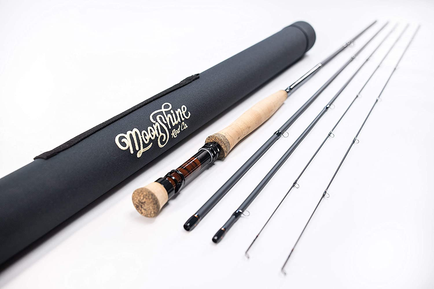 Moonshine Rod Co. Fly Fishing Rod Two Heads, Carrying Case - Vesper Collection
