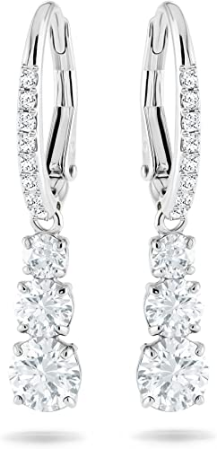 Swarovski Swarovski Charming Trilogy Crystal Necklace and Earrings Jewelry Collection
