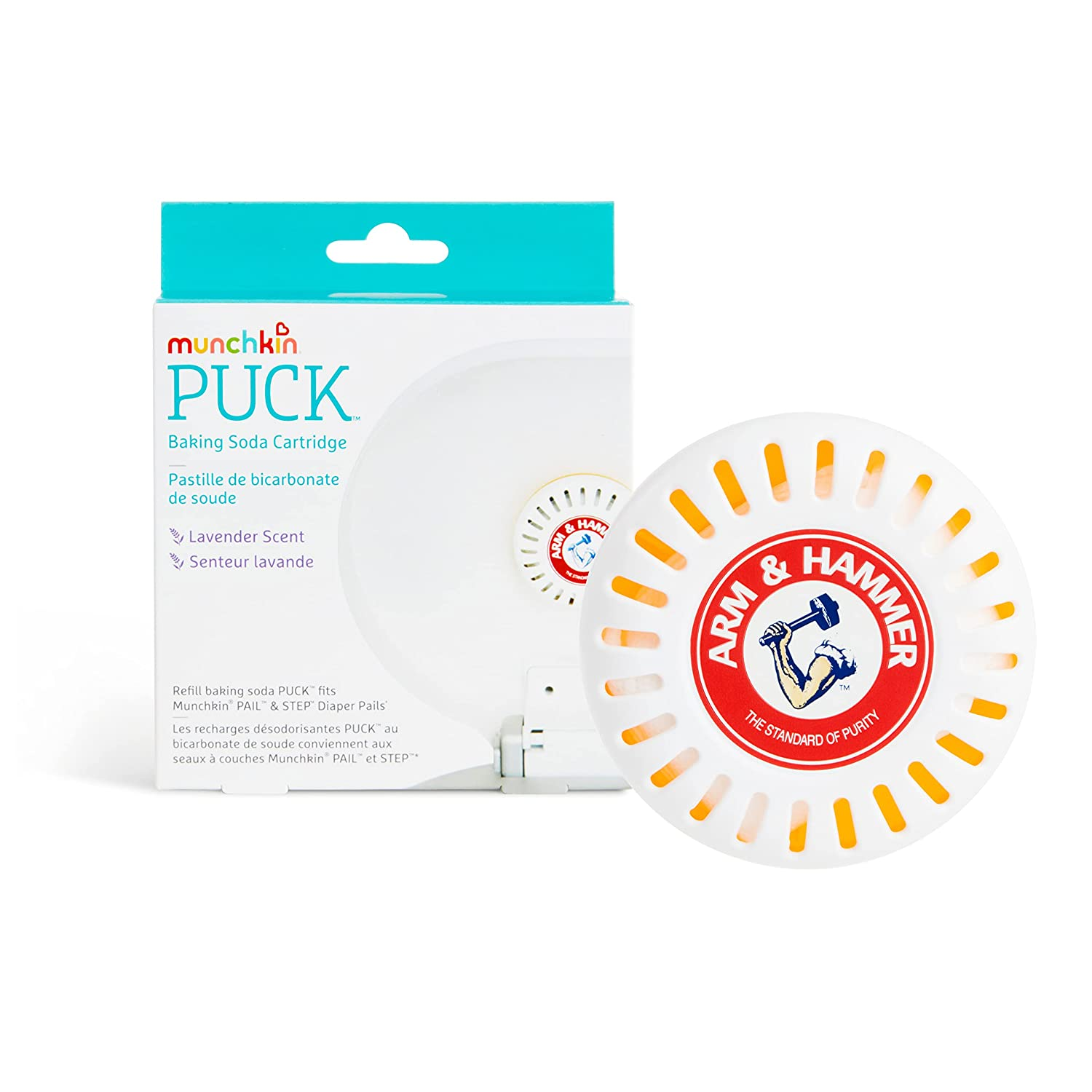 Munchkin Arm & Hammer Ice hockey baking soda box, lavender scented