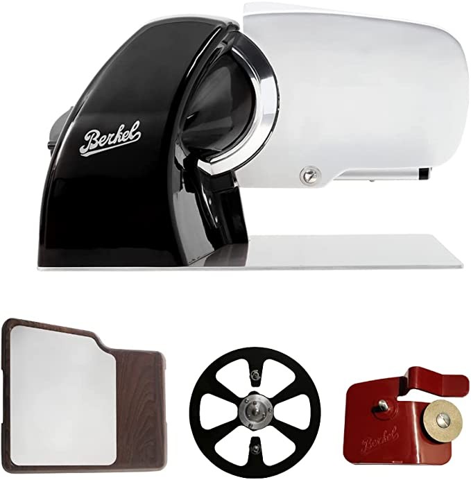 Berkel Home Line 250 Black Electric Slicer + Extractor + Sharpener + Cutting Board