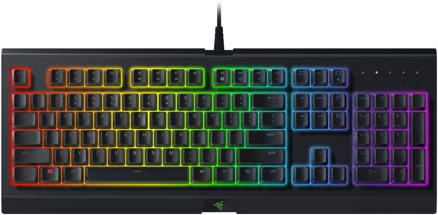 Razer Cynosa Chroma: Splash Resistant design - individual backlit keys, 16.8 million color options - Ultra low tone switch - Gaming keyboard