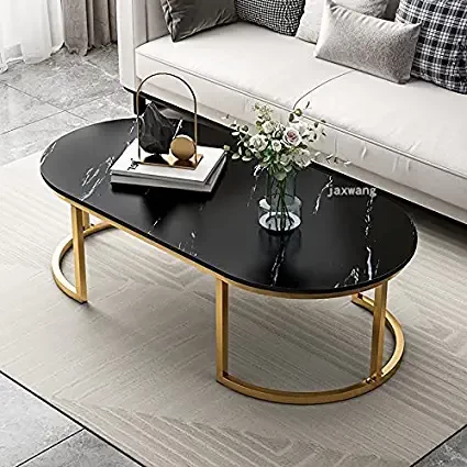 Tangist light Scandinavian coffee tables home furniture for the living room sofa attached table modern creative corner table small coffee table (color: b 100 cm)