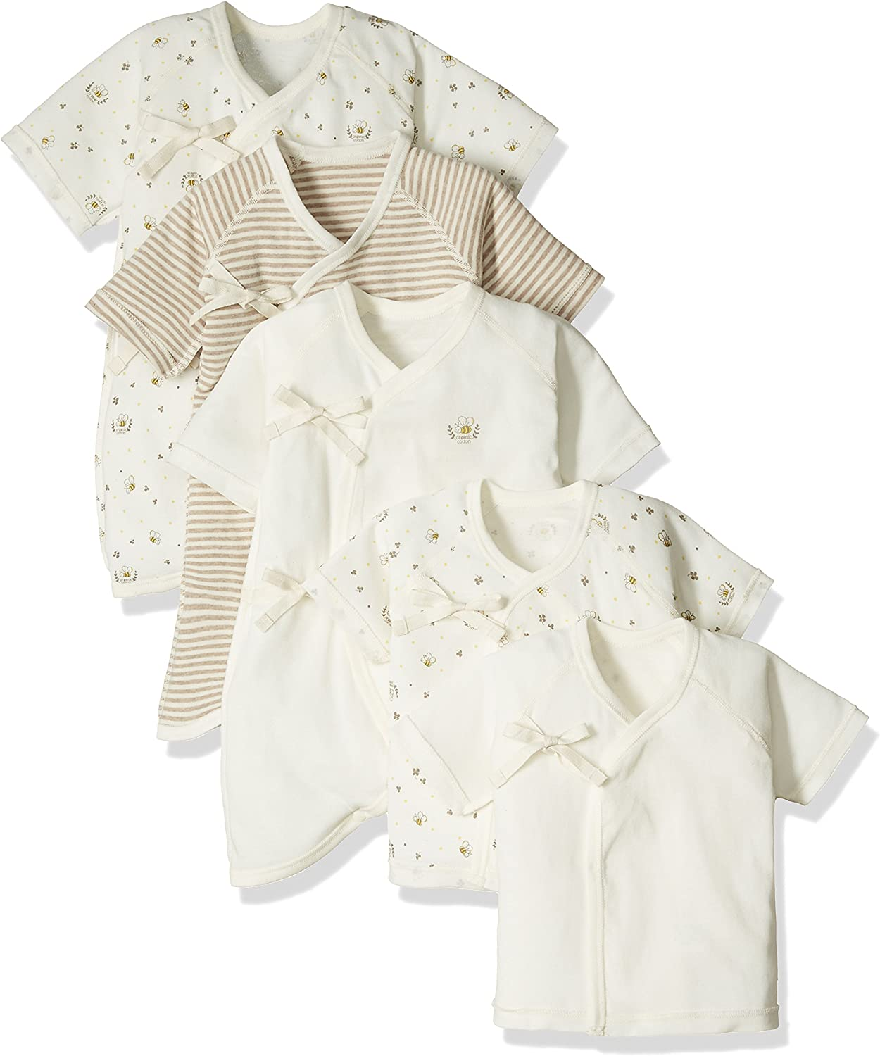 Newborn underwear kit skip house from 5 PCS. With bee pattern 50-60 cm cotton 100% rnb-16