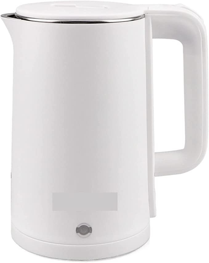 Kettle-Travel Electric Kettle Tea Coffee Stainless Steel For Hotel Home Travel Kettle Household Appliances (Color : White, Plug Type : EU)