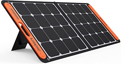 Jackery SolarSaga 100W Portable Solar Panel for Explorer 240/300/500/1000/1500 Power Station, Foldable US Solar Cell Solar Charger with USB Outputs for Phones (Can't Charge Explorer 440/ PowerPro)