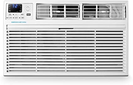 Emerson Quiet Kool 12,000 BTU 230V Through-The-Wall Air Conditioner with Remote Control | 4-in-1 AC, Heater, Dehumidifer, Fan | for Rooms up to 550 Sq.Ft. | 24H Timer | EATE12RD2T, 12000, White