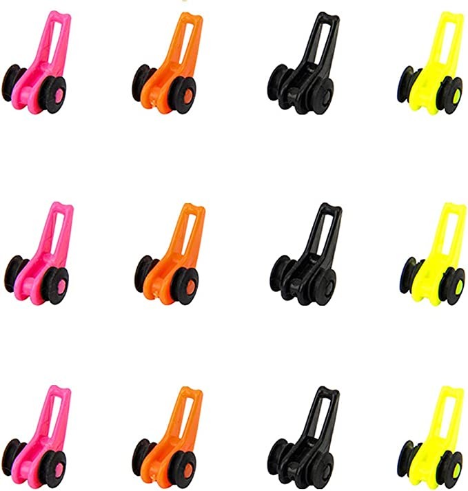 Device for attaching the bait with the rowing hook is applied to the fishing rod tool to prevent delays small fishing tool can easily adjust 12 fixing points