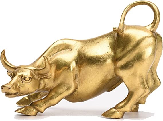 Brass feng shui hand processing cows ox statue charm lucky statue wealth of commercial gifts home decoration tqgjpt1
