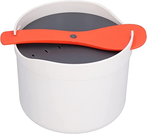 Microwave Rice Cooker Set, 2 Liter Large Capacity Microwave Rice Cooker, Multifunctional Microwave Cooker, Microwave Rice Cooker Suitable for Home Kitchen Cooking