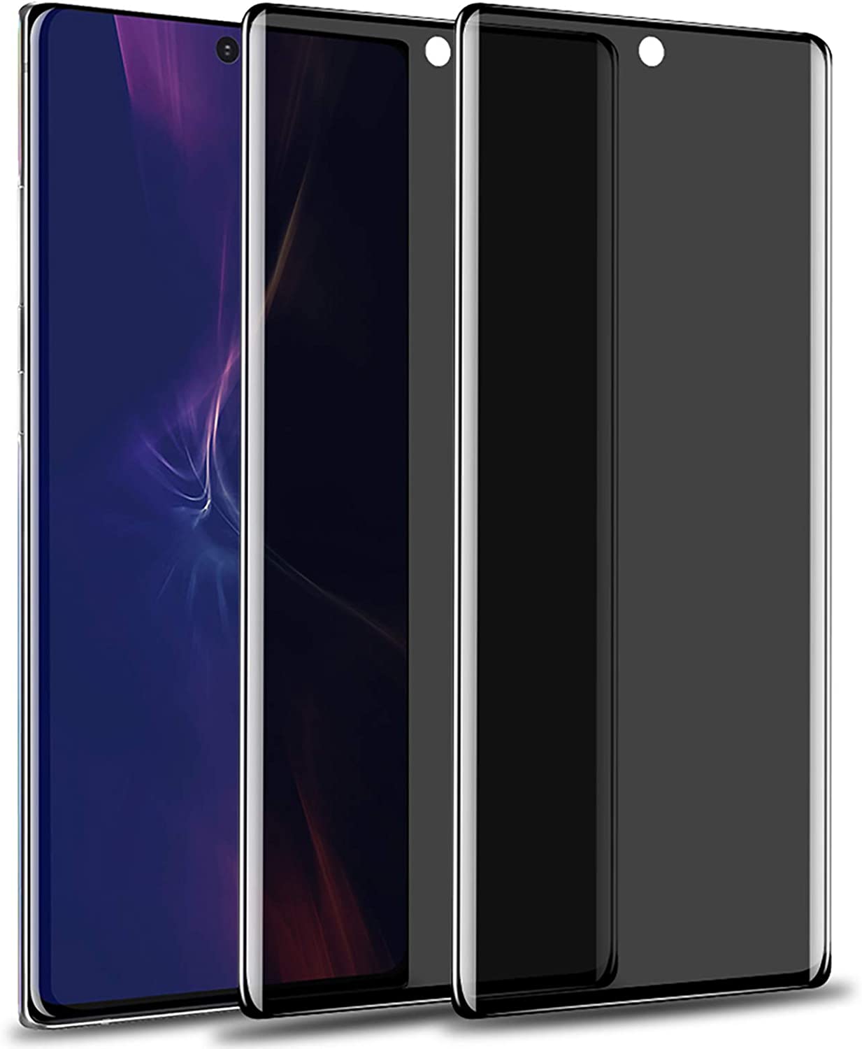        [2 Pack] Galaxy Note 20 Ultra Privacy Screen Protector, Tempered Glass Anti-Spy Black Screen Protector for Samsung Galaxy Note 20 Ultra, Anti-Peek 9H Easy Install [Don’t Support Fingerprint Un