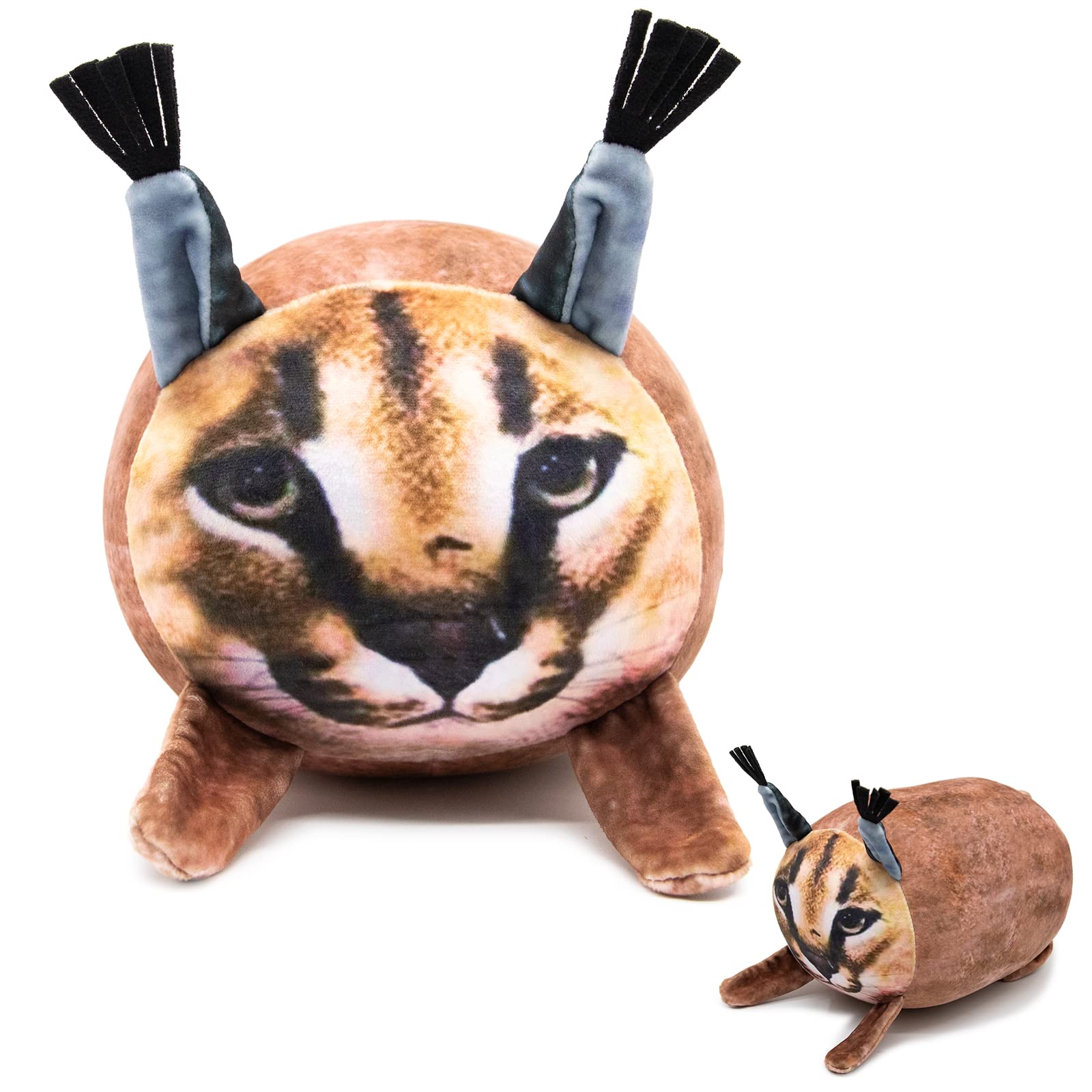 Maikerry floppa Plush 8.3 inches Caracal Chubby Pillow cat Stuffed Animal Plush Toy for Kids, Anime Fan Gifts, Children's, Party Decoration