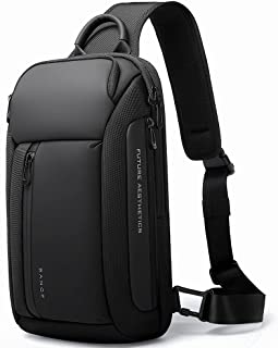 Sling Bag, Waterproof Men's Chest Bag Shoulder bags Crossbody Sling Backpack for Men…