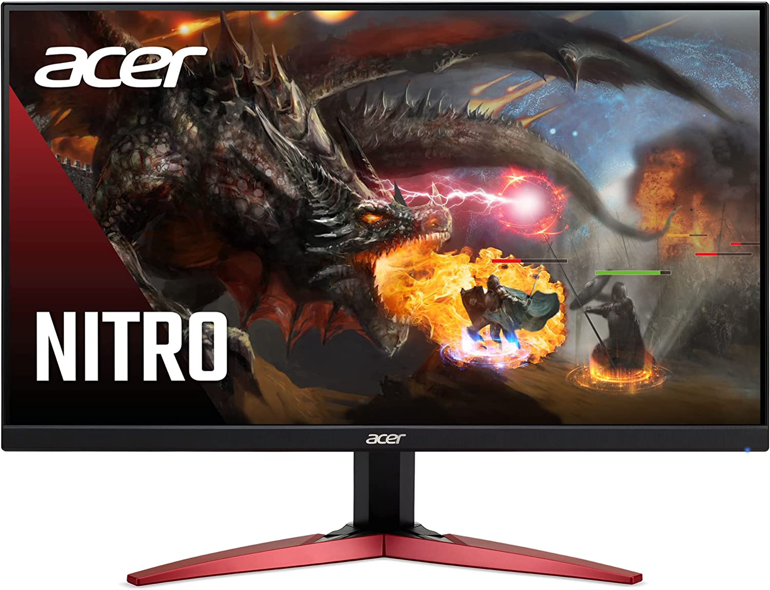         Acer Nitro KG241Y Sbiip 23.8” Full HD (1920 x 1080) VA Gaming Monitor | AMD FreeSync Premium Technology | 165Hz Refresh Rate | 1ms (VRB) | ZeroFrame Design | 1 x Display Port 1.2 &amp; 2 x HDM