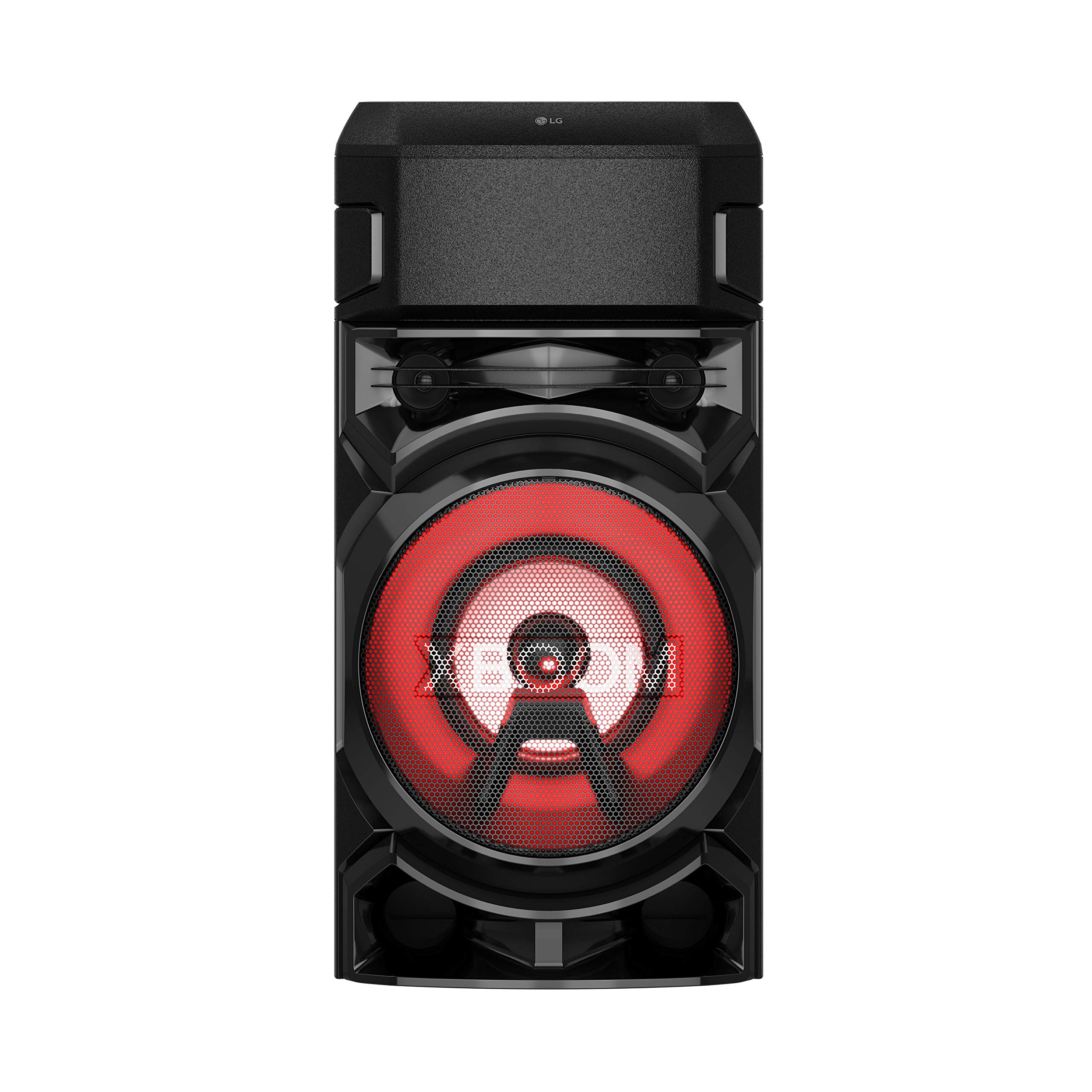 LG XBOOM RN5 Bluetooth Audio System, Booming Bass, LED Party Lighting, Karaoke with Voice Filters, XBOOM App Controlled, Bluetooth, Dual USB, Mic Input