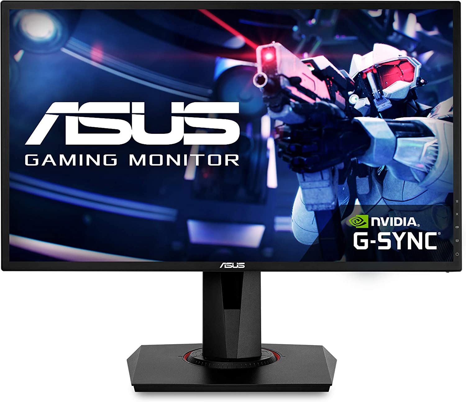         ASUS VG248QG 24" G-Sync Gaming Monitor 165Hz 1080p 0.5ms Eye Care with DP HDMI DVI, Black       