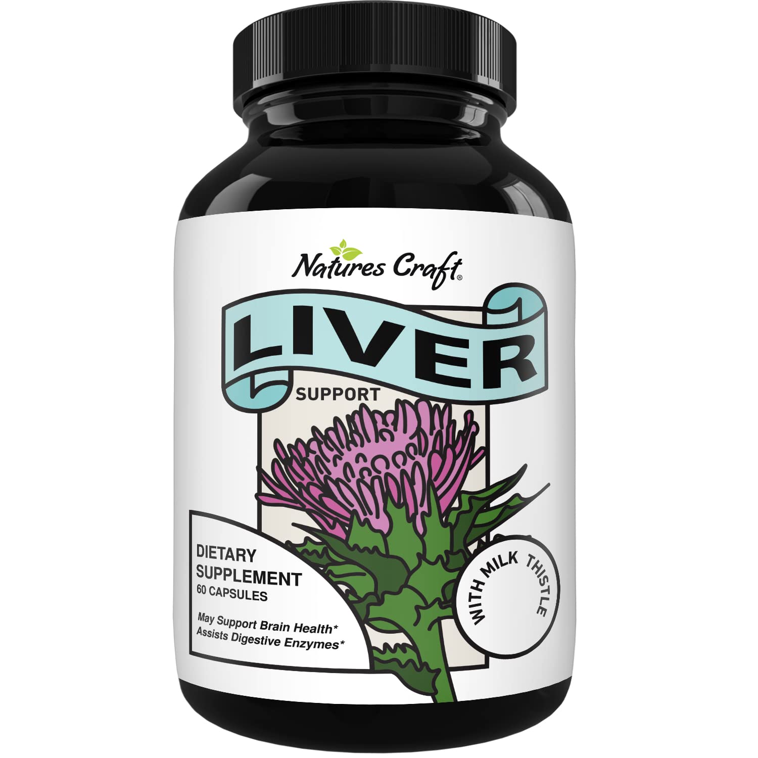 Liver Cleanse Detox & Repair Formula - Herbal Liver Support Supplement with Milk Thistle Dandelion Root Organic Turmeric and Artichoke Extract for Liver Health - Silymarin Milk Thistle Detox Capsules