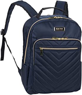 Reaction Women's Chelsea 15" Laptop Bag Computer Bookbag for Work, School, College, Nurse, Travel Daypack Purse Backpack, Navy