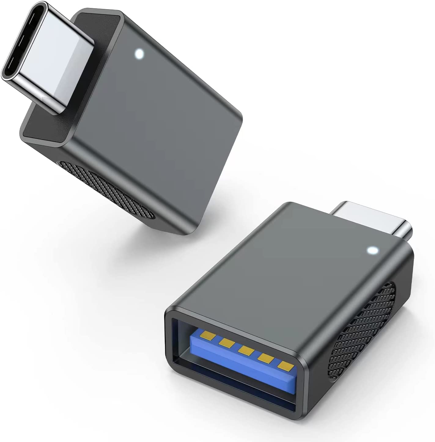         Oxlaw USB C to USB Adapter 3.1 Gen2 10Gbps (2 Pack), USB C Male to USB Female Adapter Compatible with MacBook Pro After 2016, MacBook Air After 2018, Dell XPS and More Type C or Thunderbolt 3 