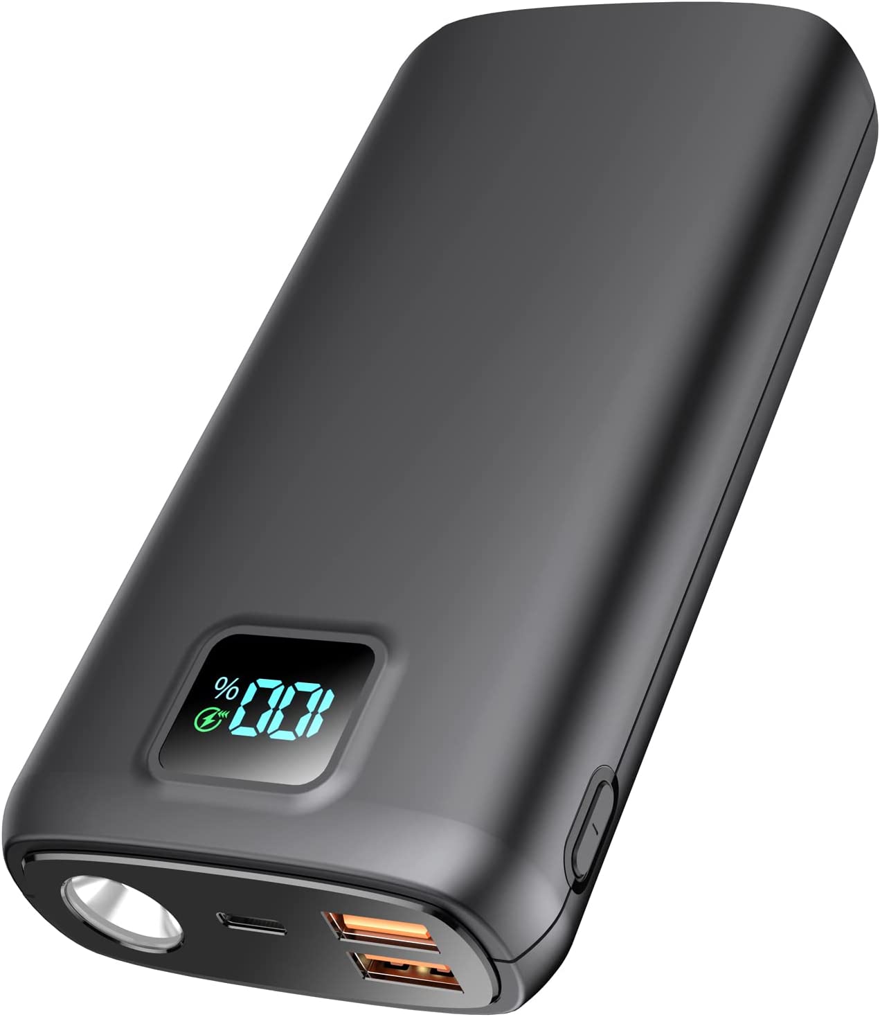         Portable-Charger-Power-Bank - 40000mAh Power Bank PD 30W and QC 4.0 Quick Charging Built-in LED Display Bright Flashlight 2 USB 1Type-C Output Compatible with Most Electronic Devices on The Ma