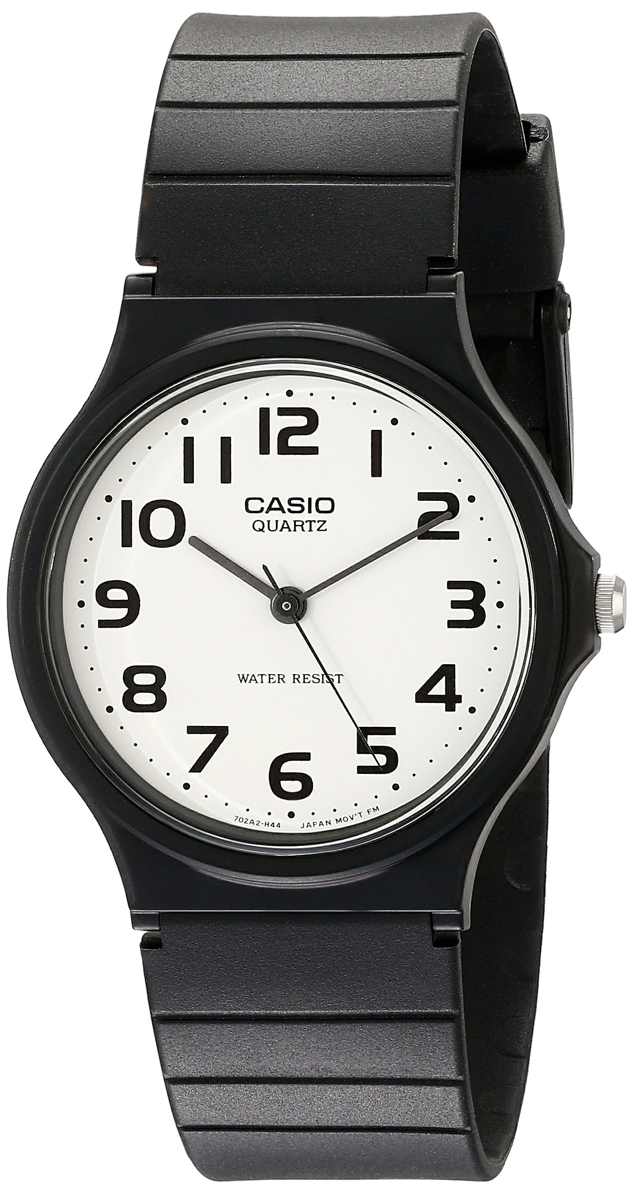 Men's MQ24-7B2 Analog Watch with Black Resin Band