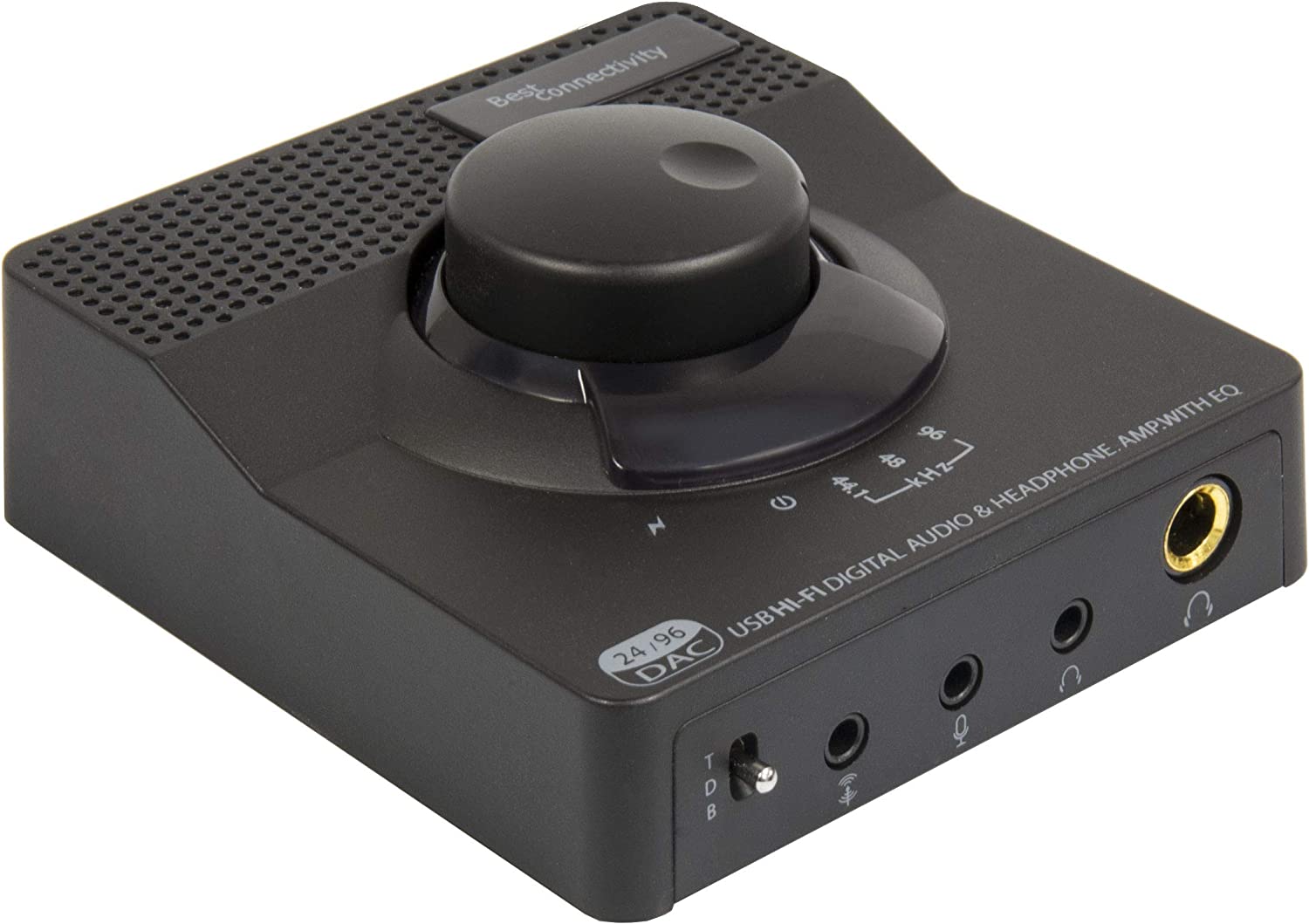         Syba Sonic 24bit 96KHz USB DAC Stereo Headphone Amplifier 2 Stage EQ Digital/Coaxial Output and RCA Output SD-DAC63116       