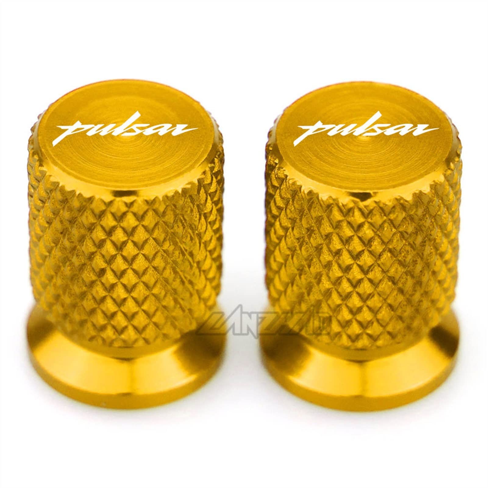 DYWK for Bajaj Pulsar 125 150 180 RS200 NS200 NS160 Motorcycle Tire Valve Air Port Stem Cap Cover CNC Aluminum Motorbike Parts (Color : Gold)