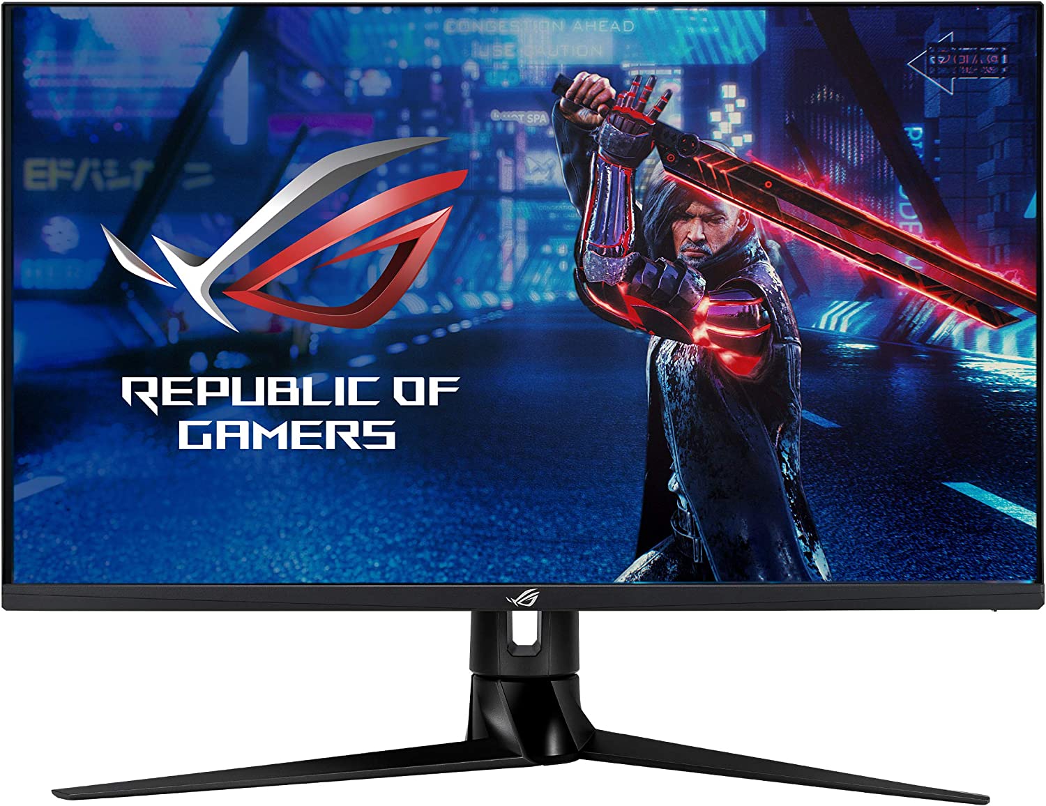         ASUS ROG Swift PG329Q 32” Gaming Monitor, 1440P WQHD (2560x1440), Fast IPS, 175Hz (Supports 144Hz), 1ms, G-SYNC Compatible, Extreme Low Motion Blur Sync, Eye Care, HDMI DisplayPort USB, Displa