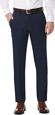 Men's Urban Heather Slim-Fit Flat-Front Dress Pant