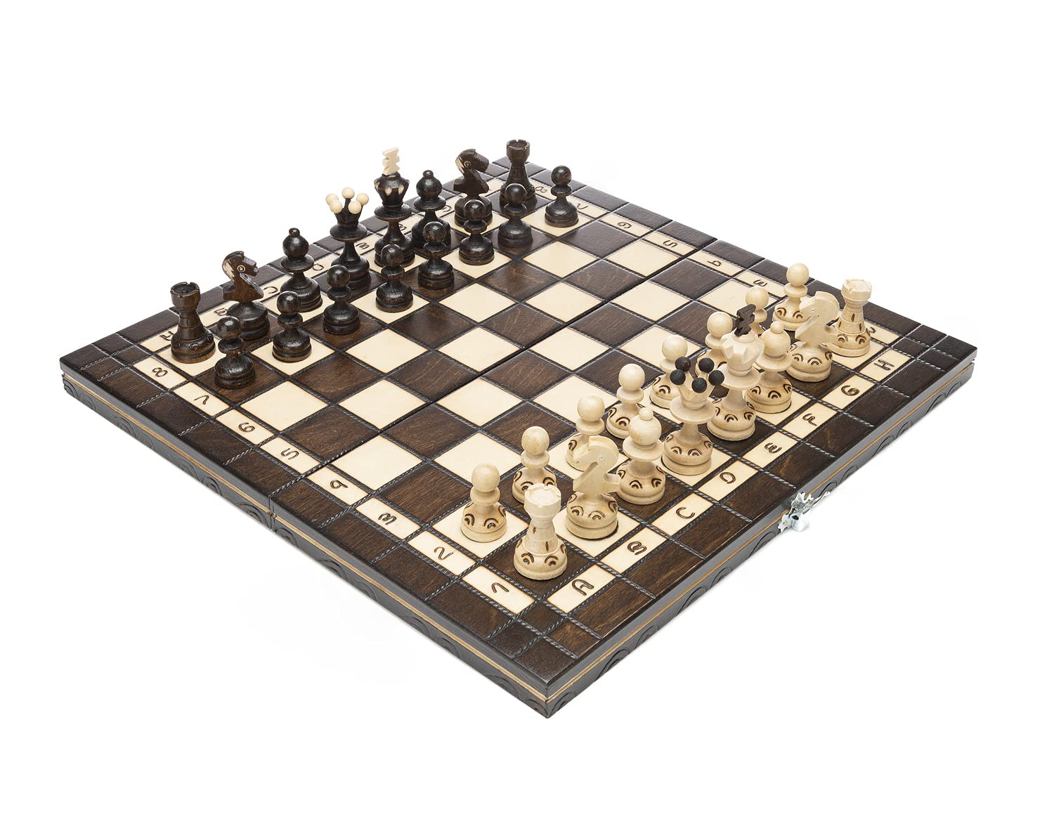 Chess Set Paris, beautiful design,wooden, folding, gift item - chessgamtoshop.com