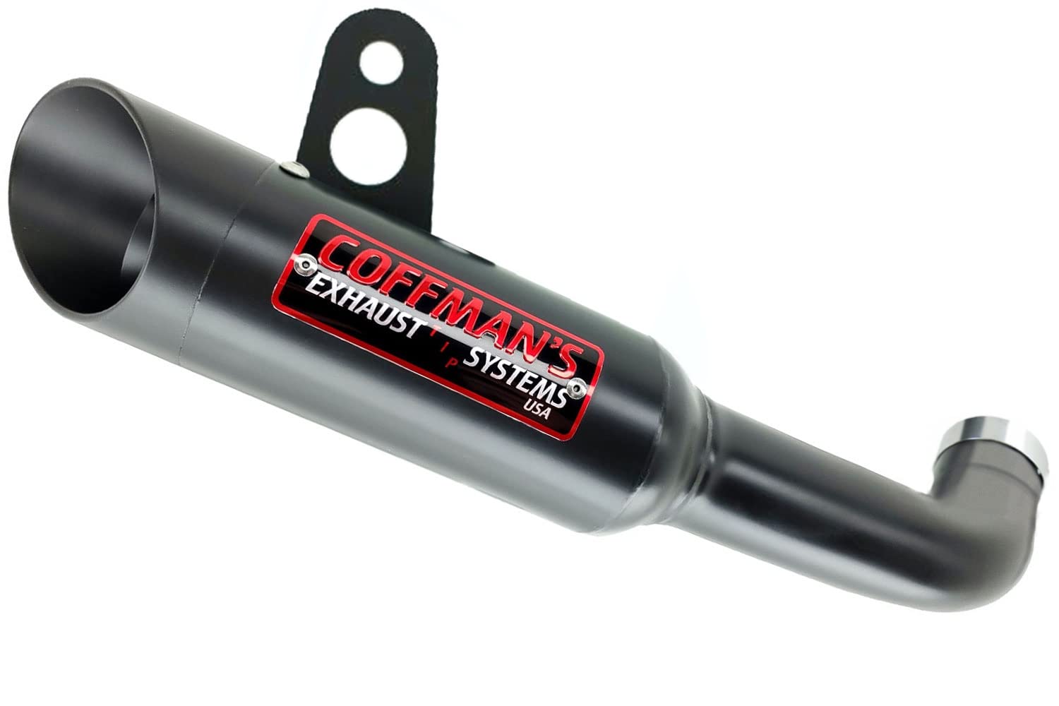 Coffman’s Shorty Slip On Muffler Exhaust for KTM Duke 390 (2021-2022) with Black Tip