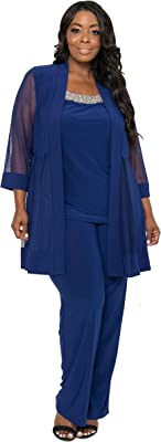 Plus Size Formal Pants Suit