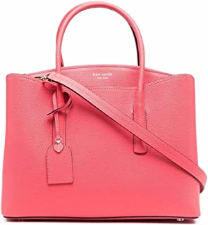 Women's Margaux Large Satchel, Bright Carnation