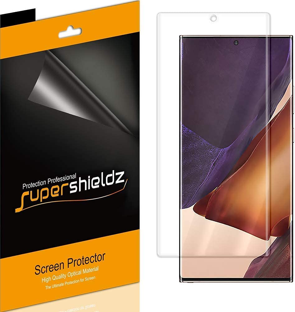         (2 Pack) Supershieldz Designed for Samsung Galaxy (Note 20 Ultra 5G) Screen Protector, High Definition Clear Shield (TPU)       