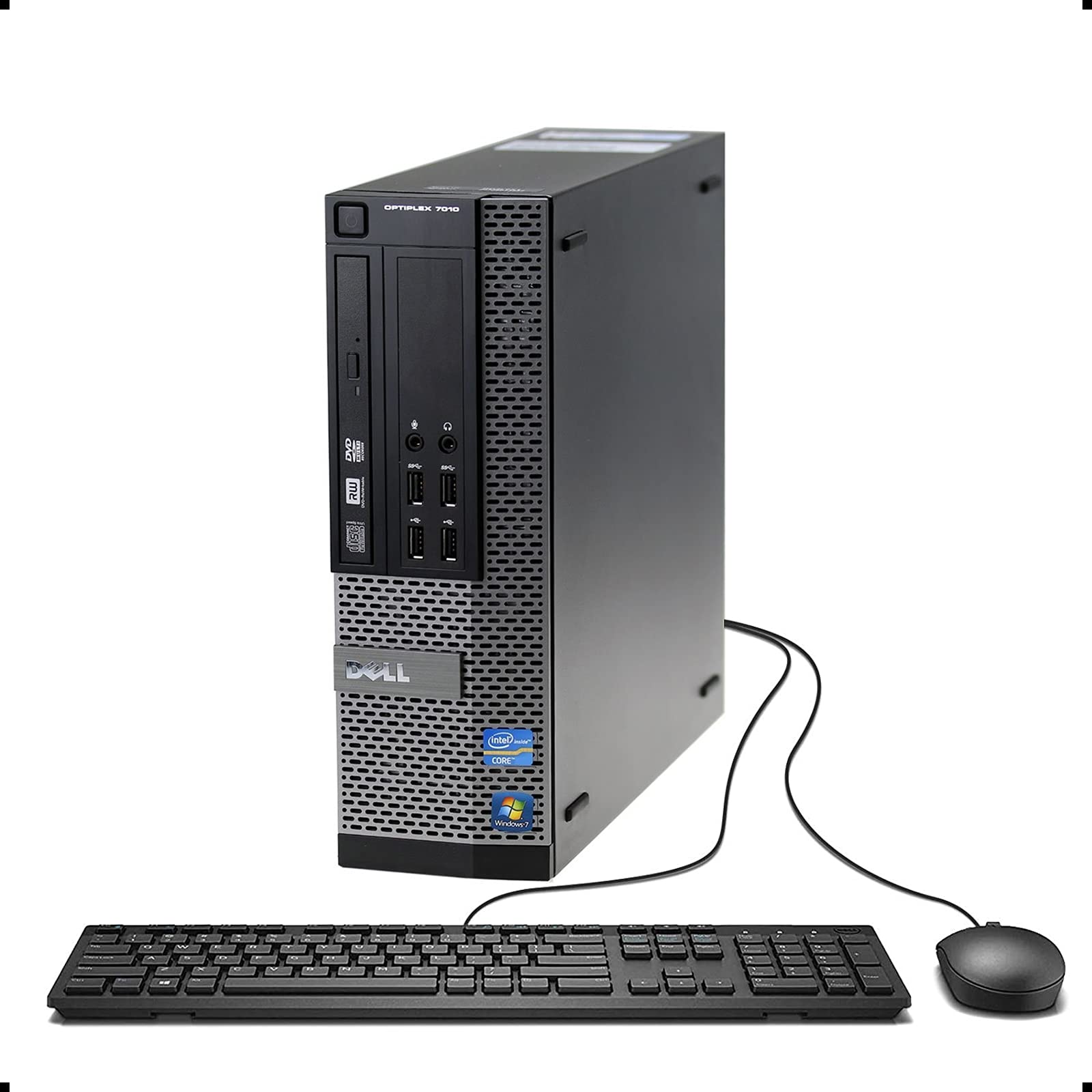 Dell Optiplex 7010 SFF Desktop PC - Intel Core i5-3470 3.2GHz 8GB 250GB DVD Windows 10 Pro (Renewed)