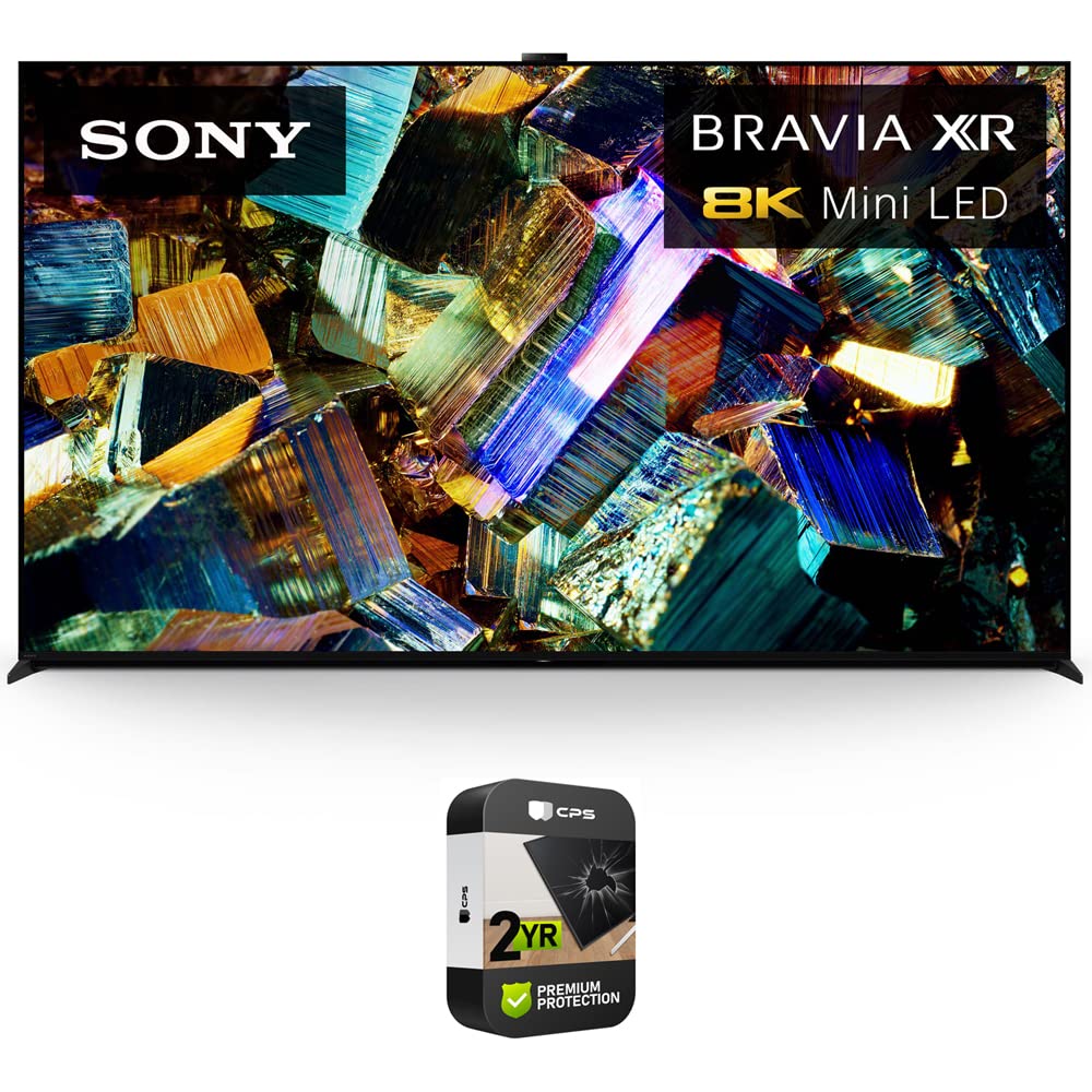 Sony XR75Z9K 75 inch BRAVIA XR Z9K 8K HDR Mini LED TV with Smart Google TV 2022 Model (Renewed) Bundle with 2 YR CPS Enhanced Protection Pack