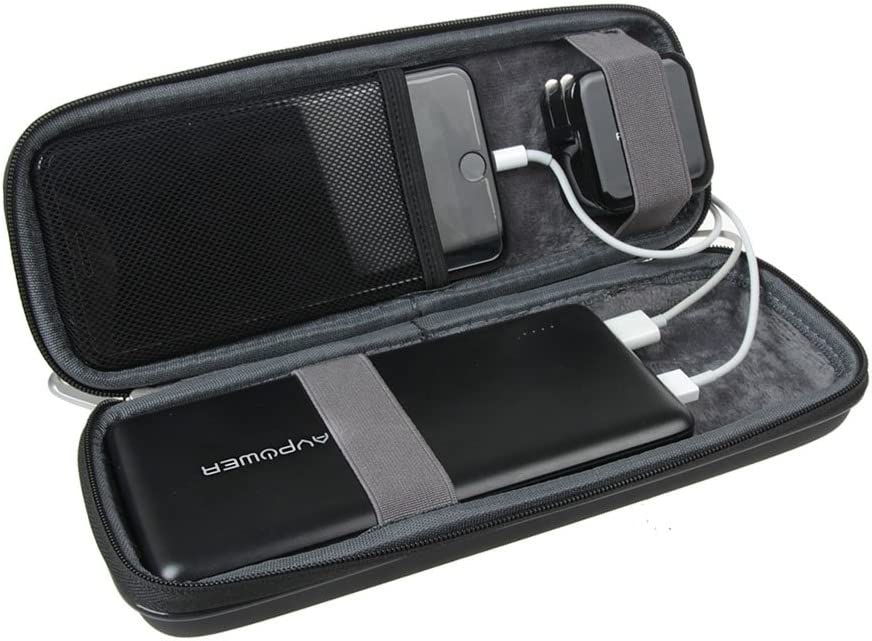         Hermitshell Hard EVA Travel Case Fits RAVPower 26800mAh / 32000mAh / 20000mAh External Battery Pack Power Bank       