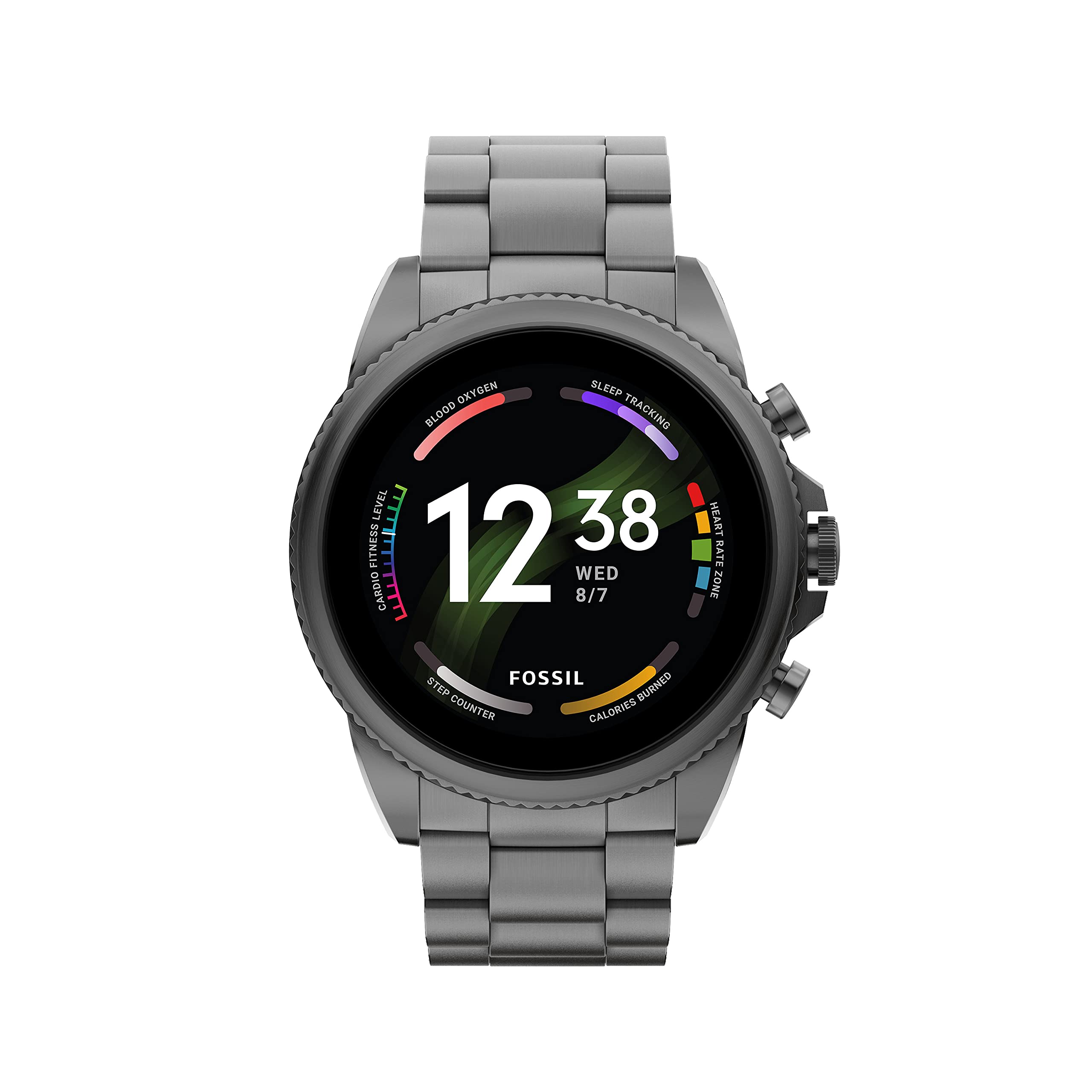 Fossil Gen 6 44mm Touchscreen Smartwatch with Alexa Built-In, Heart Rate, Blood Oxygen, Activity Tracking, GPS, Speaker, Smartphone Notifications