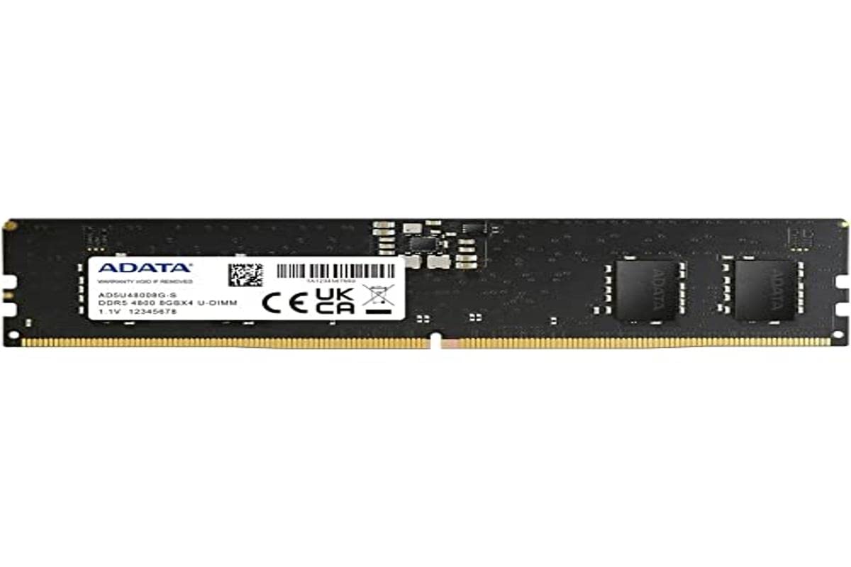ADATA Premier DDR5 4800MHz 8GB UDIMM Memory RAM Module Single (AD5U48008G-S)
