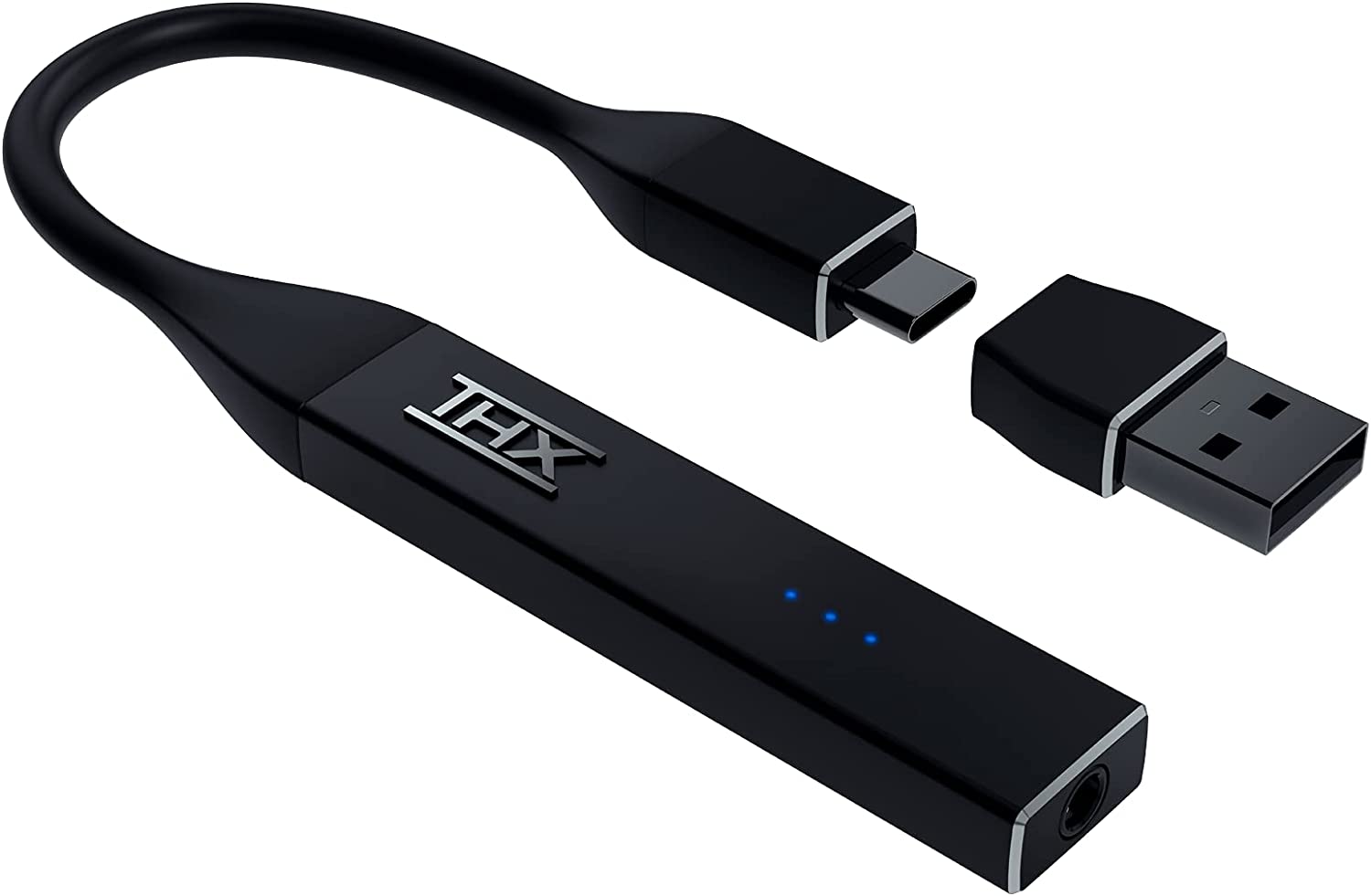         THX Onyx Portable DAC Headphone Amplifier: High Resolution Audio DAC for Smartphone/PC/Home Audio - THX AAA - MQA Renderer - Direct Stream Digital (DSD) - ES9281PRO DAC - Magnetic Cable Manage