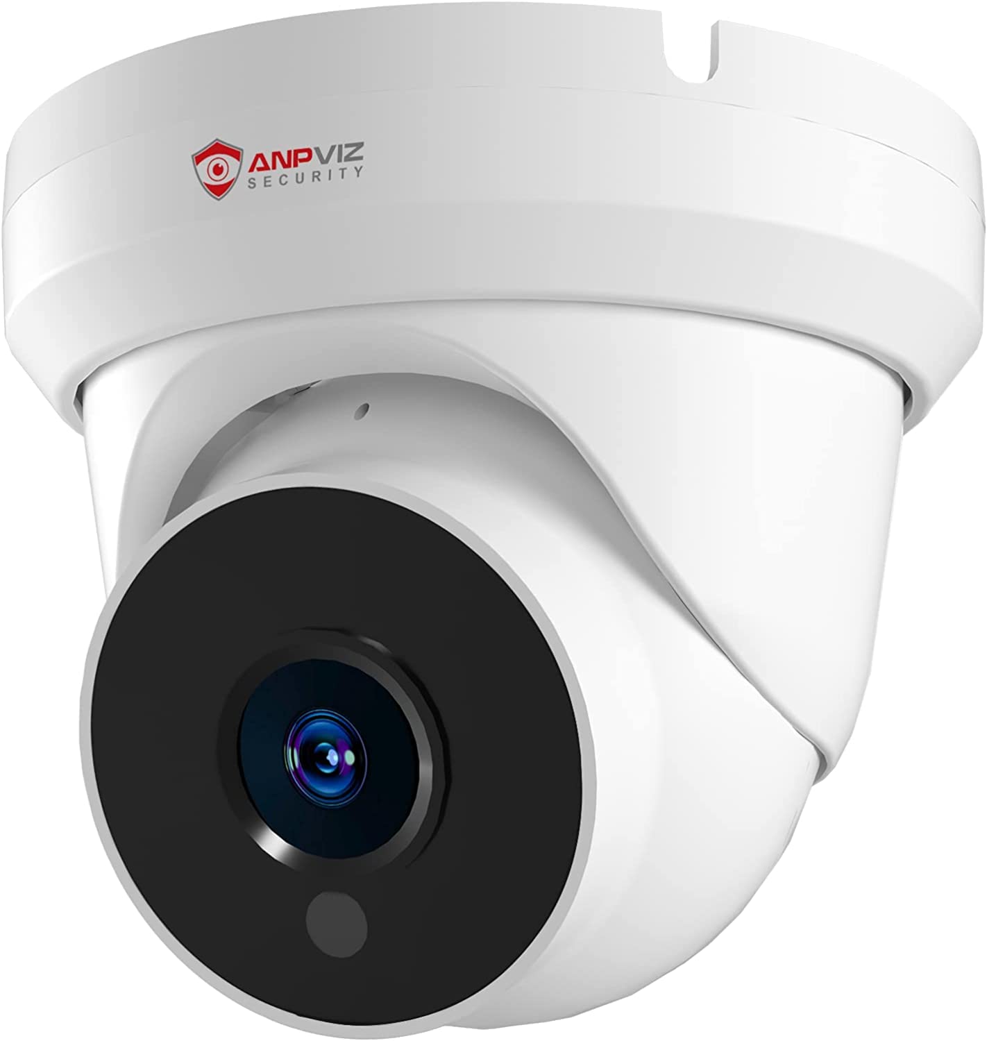 Anpviz 4MP PoE IP Turret Camera with Microphone/Audio, IP Security Camera Outdoor Indoor, Night Vision 50ft, Waterproof IP66, 108° Wide Angle 2.8mm Lens, 24/7 Recording #IPC-D340W