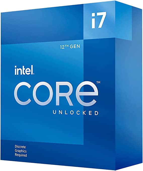 Intel Core i7-12700KF Desktop Processor 12 (8P+4E) Cores up to 5.0 GHz Unlocked  LGA1700 600 Series Chipset 125W