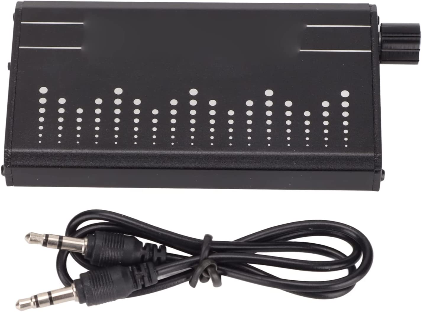         ASHATA Headphone Amplifier,Portable 3.5mm Cable Input Out Two Stage Gain Switch Headphone Amplifier,3.5mm Audio Rechargeble HiFi Earphone Amps for MP3, MP4,Mobile Phones,Computers       