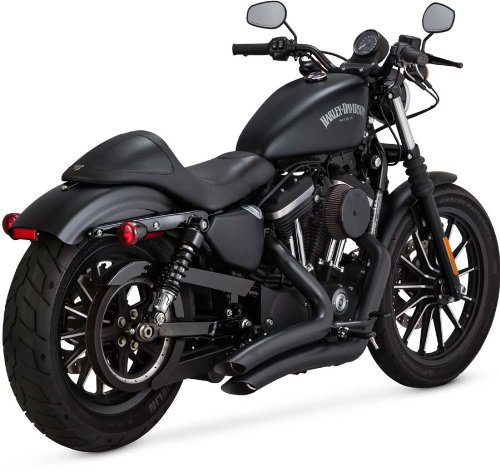 Vance & Hines Big Radius 2 into 2 Exhaust Black 46067