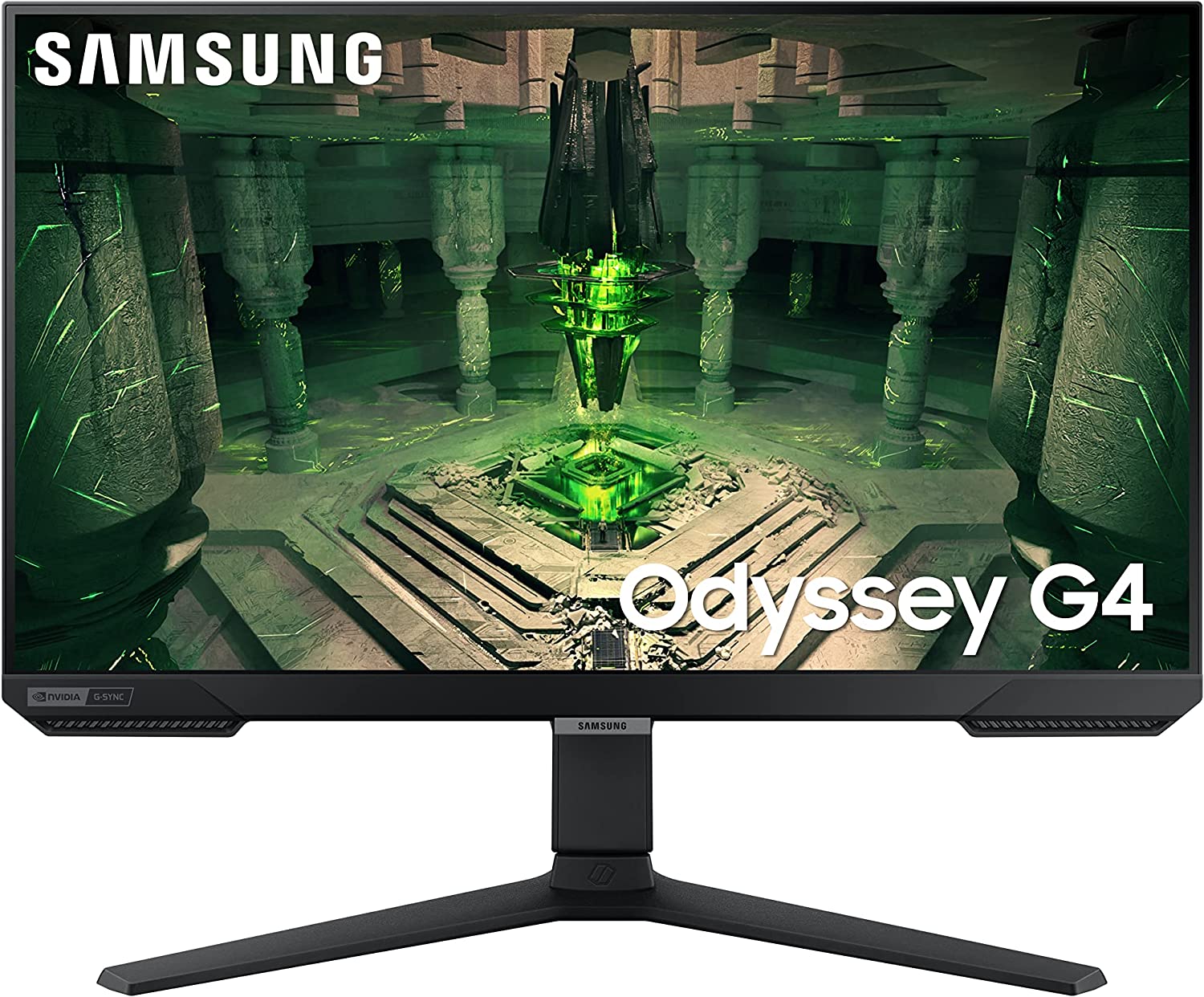         SAMSUNG Odyssey G4 Series 25-Inch FHD Gaming Monitor, IPS, 240Hz, 1ms, G-Sync Compatible, AMD FreeSync Premium, HDR10, Ultrawide Game View, DisplayPort, HDMI, Fully Adjustable Stand (LS25BG402