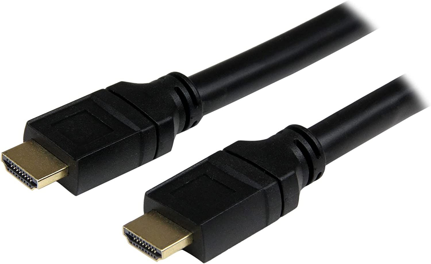         StarTech.com 50ft Plenum Rated HDMI Cable, 4K High Speed Long HDMI Cord w/ Ethernet, 4K30 UHD, 10.2 Gbps, HDCP 1.4, In Wall Plenum HDMI 1.4 Display Cable, HDMI to HDMI Computer to TV Cable (HD