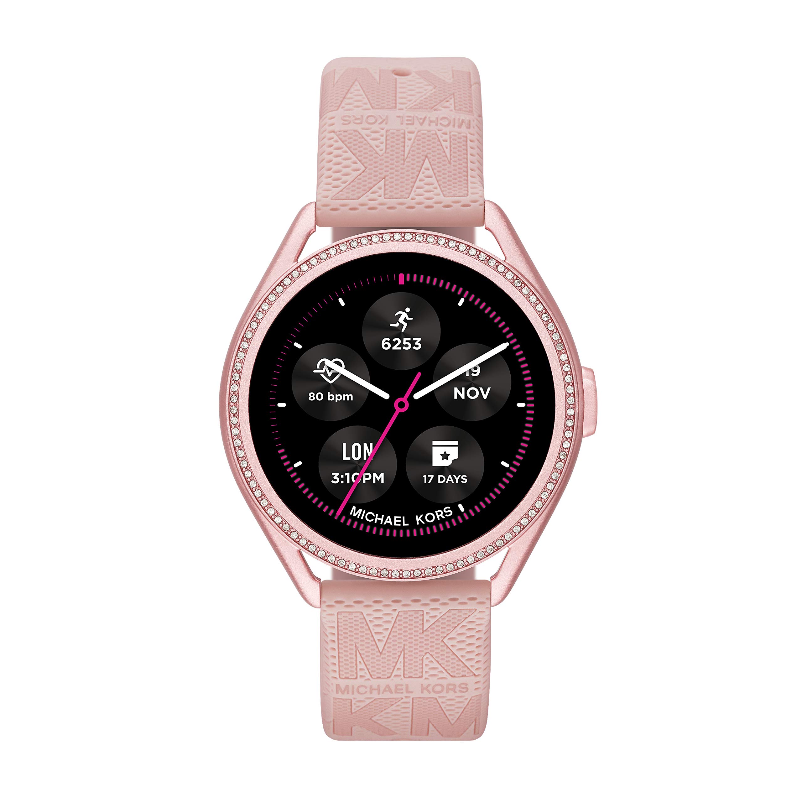 Michael Kors Women's MKGO Gen 5E 43mm Touchscreen Smartwatch with Fitness Tracker, Heart Rate, Contactless Payments, and Smartphone Notifications